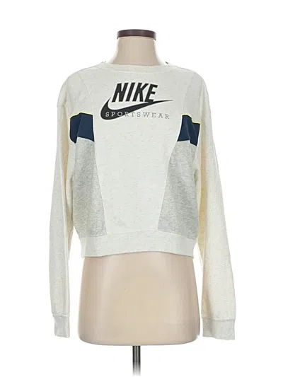 Pre-owned Nike Sweatshirt In Silver