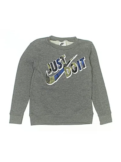 Pre-owned Nike Kids' Sweatshirt In Silver