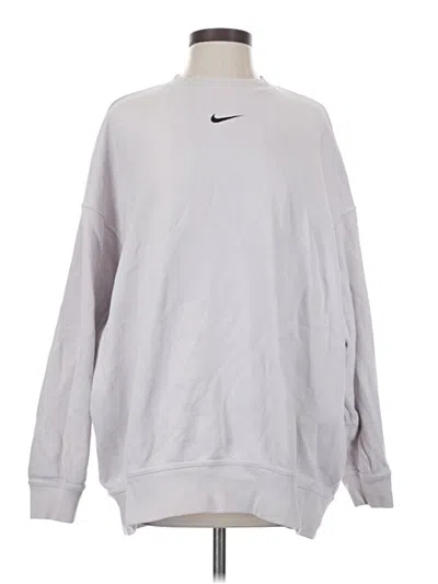 Pre-owned Nike Sweatshirt In Silver