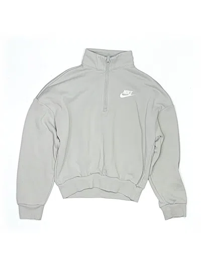 Pre-owned Nike Kids' Sweatshirt In Silver
