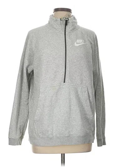 Pre-owned Nike Sweatshirt In Silver