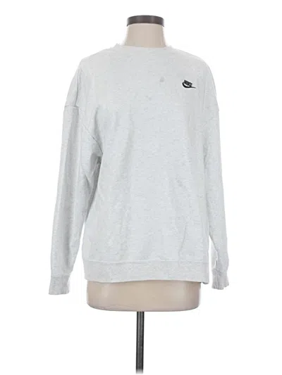 Pre-owned Nike Sweatshirt In Silver