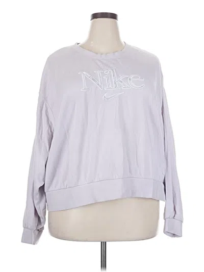 Pre-owned Nike Sweatshirt In Silver