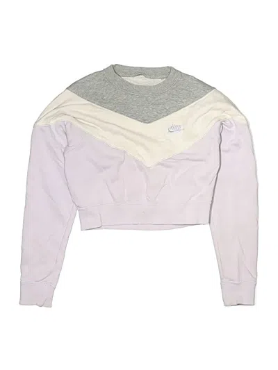 Pre-owned Nike Kids' Sweatshirt In Silver