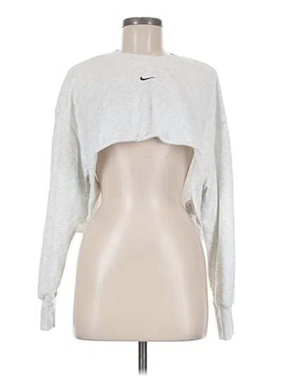 Pre-owned Nike Sweatshirt In Silver