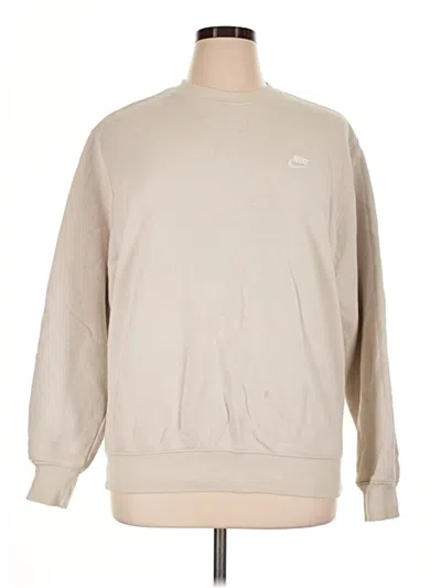 Pre-owned Nike Sweatshirt In Tan