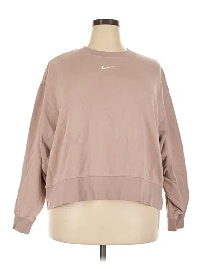 Pre-owned Nike Sweatshirt In Tan