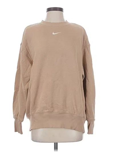 Pre-owned Nike Sweatshirt In Tan