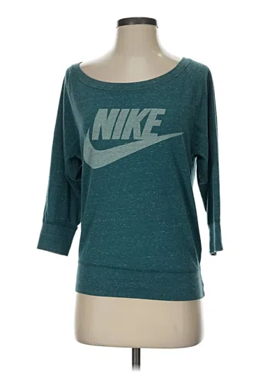 Pre-owned Nike Sweatshirt In Teal