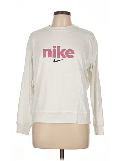 Pre-owned Nike Sweatshirt In White