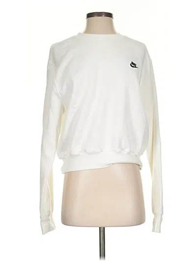 Pre-owned Nike Sweatshirt In White