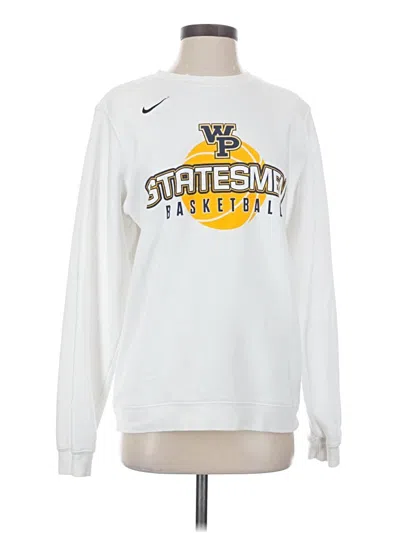 Pre-owned Nike Sweatshirt In White