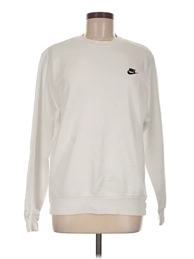 Pre-owned Nike Sweatshirt In White