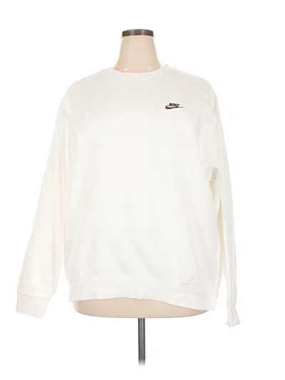 Pre-owned Nike Sweatshirt In White