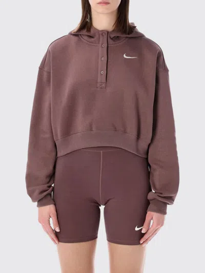 Nike Sweatshirt  Woman Color Burgundy