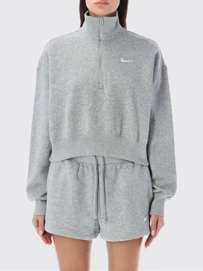 Nike Sweatshirt  Damen Farbe Grau In Gray