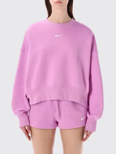 Nike Sweatshirt Woman  In Pink