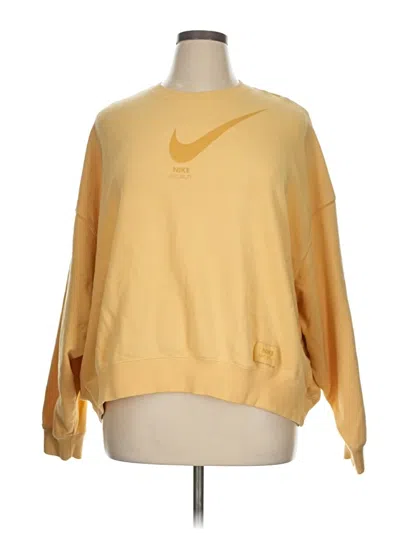 Pre-owned Nike Sweatshirt In Yellow