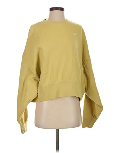Pre-owned Nike Sweatshirt In Yellow