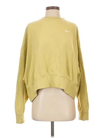 Pre-owned Nike Sweatshirt In Yellow