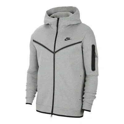 Pre-owned Nike Sweatshirts Universal Men  Tech Fleece Hoodie Fz Wr Cu4489063 Grey In Gray