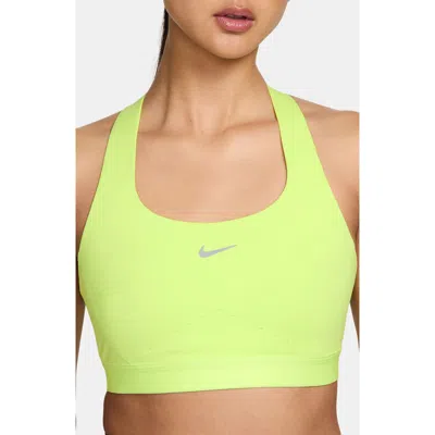 Nike Swift Dri-fit High Support Sports Bra In Green