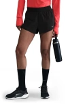 Nike Swift Dri-fit Mid-rise Brief-lined Running Shorts In Black/reflective Silv