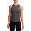 Nike Swift Dri-fit Running Tank Top In Gray