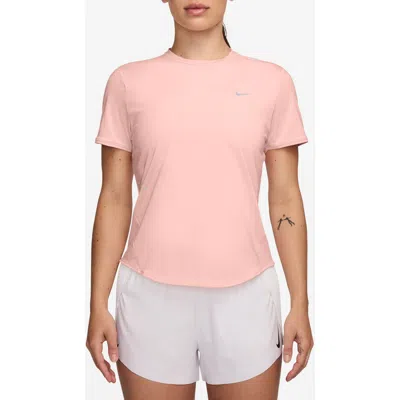 Nike Swift Dri-fit Short Sleeve Running Top In Atmosphere/refsil