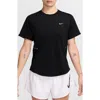 Nike Swift Dri-fit Short Sleeve Running Top In Black