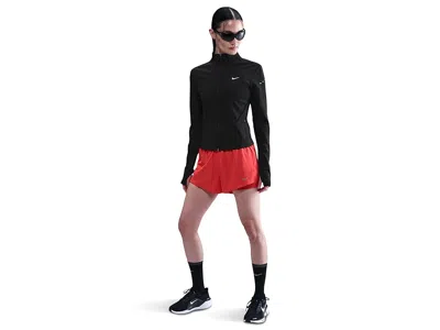 Nike Swift Dri-fit Full-zip Mid-layer Running Top In Black