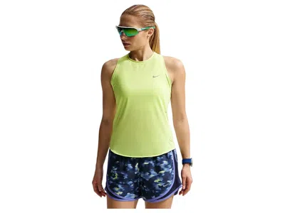 Nike Swift Dri-fit Running Tank Top In Yellow
