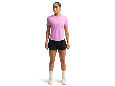 Nike Swift Dri-fit Short Sleeve Running Top In Pink