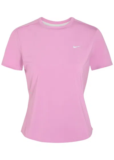 Nike Swift Dri-fit Stretch-jersey Running Top In Pink