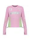 Nike Swift Logo-print Long-sleeve T-shirt In Multi