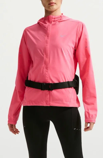Nike Swift Repel Packable Running Jacket In Orange