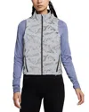 Nike Swift Therma Fit Reflective Vest In Gray