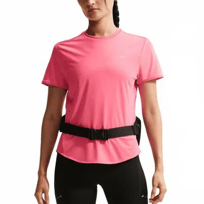Nike Swift T-shirt In Sea Coral/reflective Silv In Pink