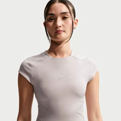 Nike Swift Women's Dri-fit Adv Running Top With Reflective Design Accents In Neutral