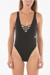 Nike Swim Braided Laces One Piece Swimsuit