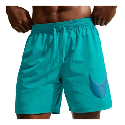 Nike Swim Breaker Volley Shorts In Animal Print