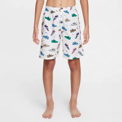 Nike Swim Breaker Big Kids' (boys') 7" Brief-lined Volley Shorts In Sail