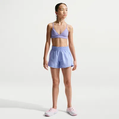 Nike Swim Breaker Big Kids' (girls') 3" Volley Short In Blue