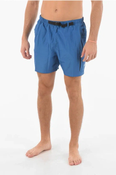 Nike Swim Cargo Boxer Swimsuit In Brown