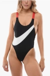 Nike Swim Color Block Swoosh One Piece Swimsuit