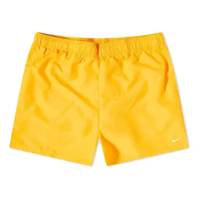 Nike Swim Essential 5"" Volley Shorts 'sundial' In Yellow