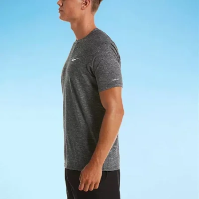 Nike Swim Shirt In Gray