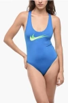Nike Swim Solid Color One-piece Swimsuit With Crossed Straps