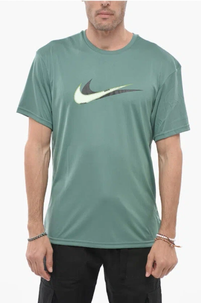 Nike Swim Tech Hydroguard T-shirt In Green