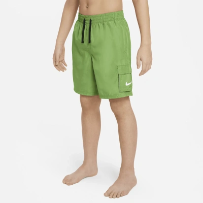 Nike Swim Voyage Big Kids' (boys') 6" Volley Shorts In Green